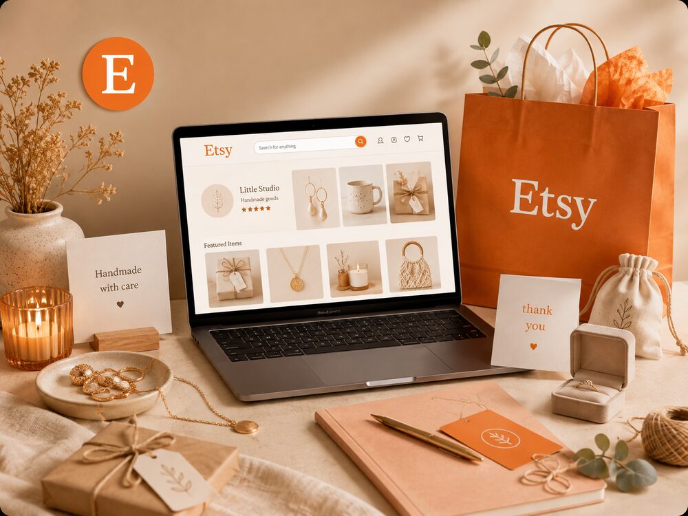 Etsy selling course visual